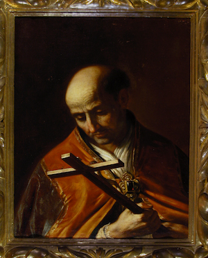 Giovanni Francesco Barbieri known as Guercino (Cento 1591-Bologna1666) Saint Andrea Corsini 1630 oil on canvas 75 x 65 cm Galleria Corsini, Florence